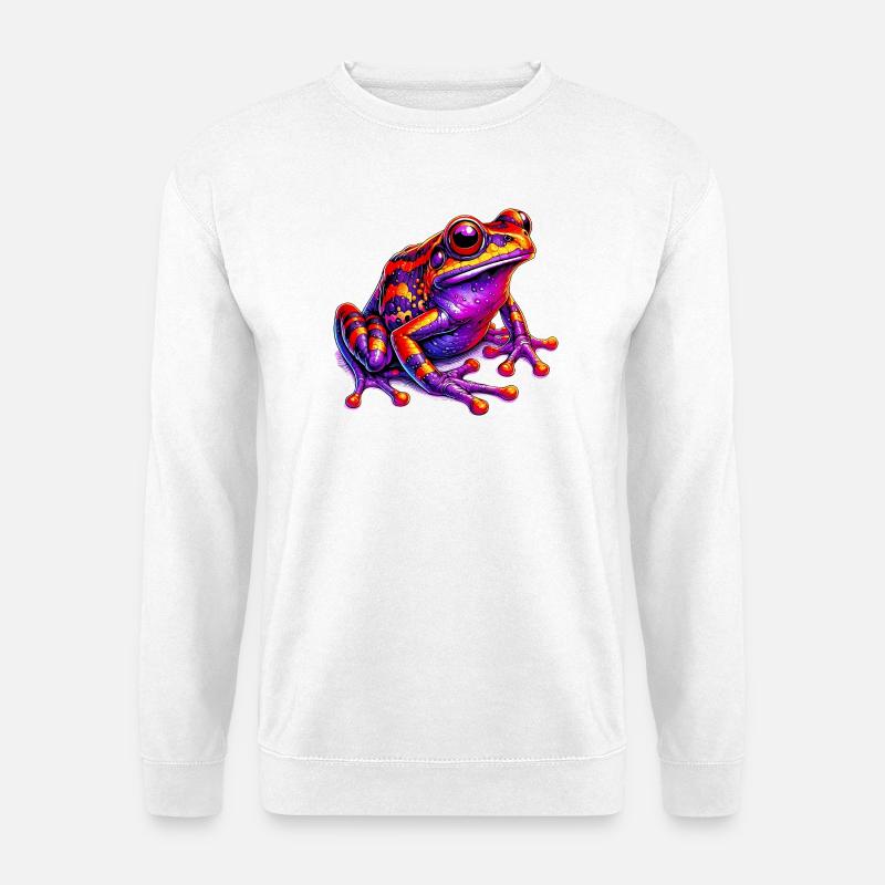 Frosch - Unisex Pullover - Weiß