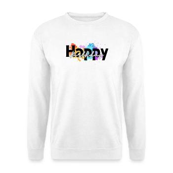 Happy birthday, Congratulations, Birthday - Unisex Sweatshirt - white - Front