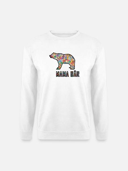Mama Bär - Unisex Pullover - Weiß