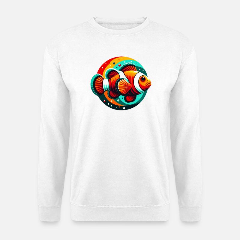 Clownfisch - Unisex Pullover - Weiß