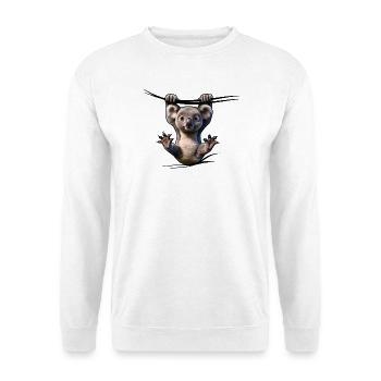 Little Koala Hopper - Unisex Sweatshirt - white - Front