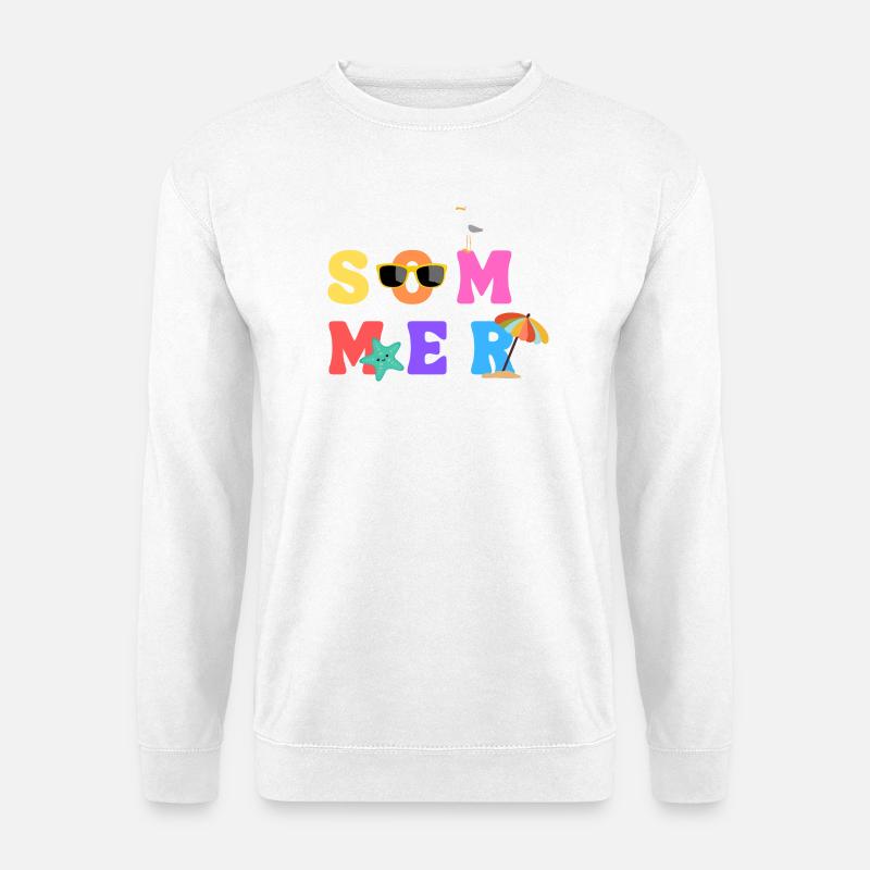 Sommer - Summer - Sommerliebe - Sonne - Sun - Unisex Sweatshirt - white