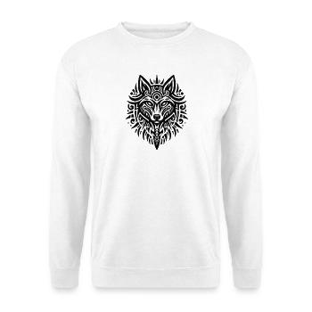 Wolf Tatoo - Unisex Sweatshirt - white - Front