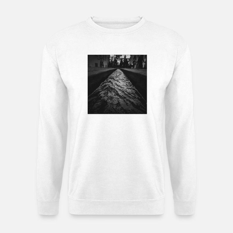 Freiburger Bächle Freiburg Watercourse Poster - Unisex Sweatshirt - white