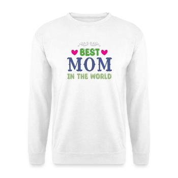 Meilleure maman du monde - Sweat-shirt Unisexe - blanc - Devant