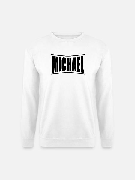 t-shirt Michael t-shirt gift idea - Unisex Sweatshirt - white