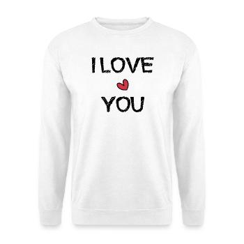 COUPLE. JUST MARRIED. Bachelorette party. VALENTINE'S DAY. LOVE. - Unisex Sweatshirt - white - Front