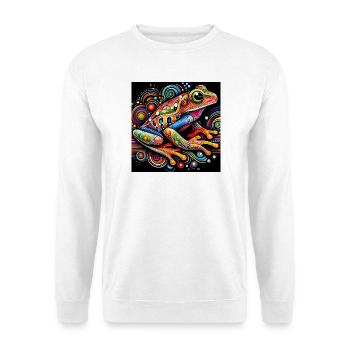 Frosch - Unisex Pullover - Weiß - Vorne