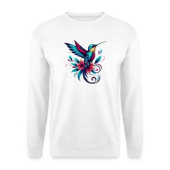 Colibri - Sweat-shirt Unisexe - blanc - Devant