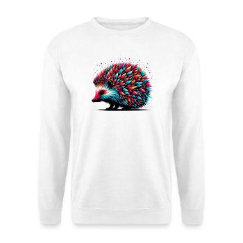 Hérisson - Sweat-shirt Unisexe - blanc - Devant