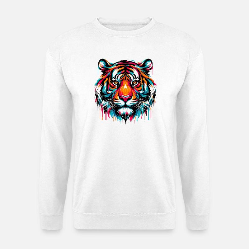 Tiger - Unisex Pullover - Weiß