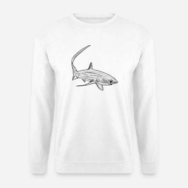 Fuchshai - Unisex Pullover - Weiß