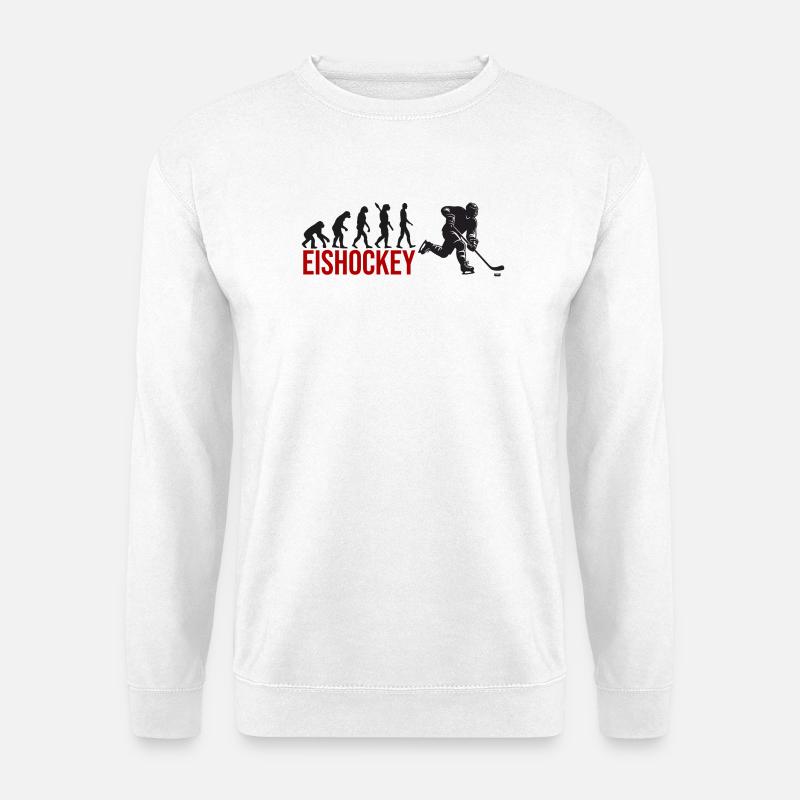 Evolution Eishockey - Unisex Pullover - Weiß
