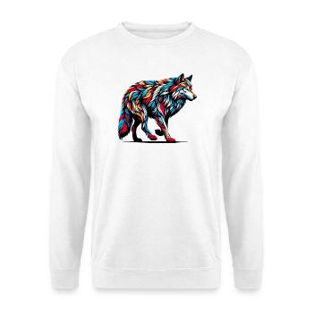 Wolf - Unisex Sweatshirt - white - Front