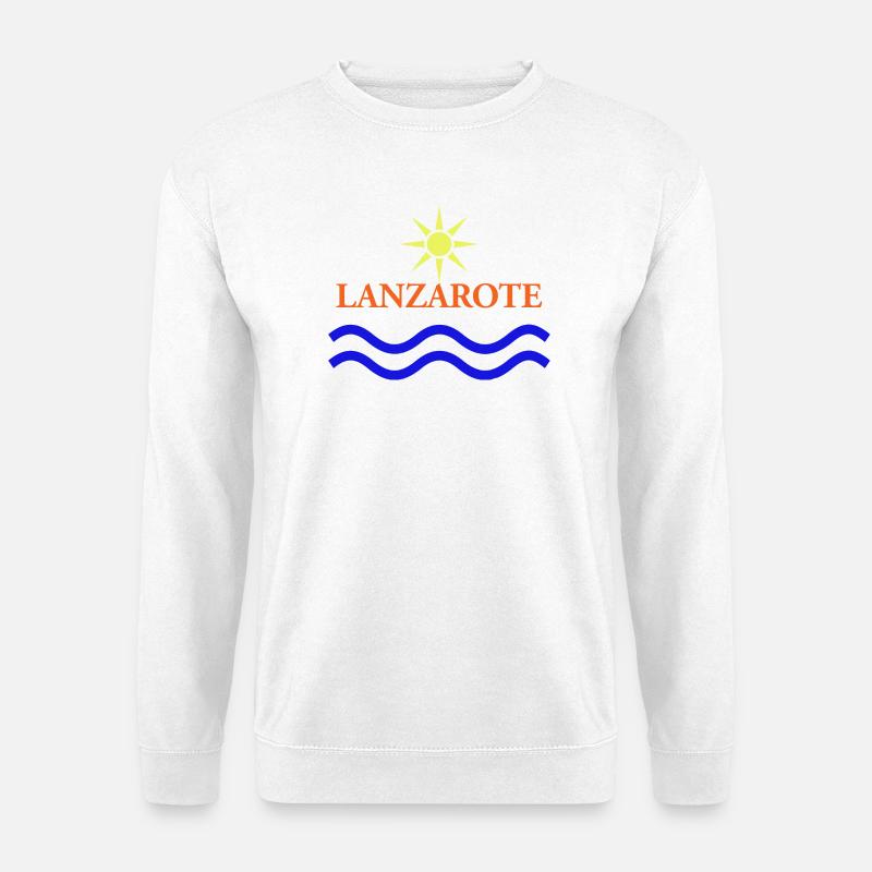 LANZAROTE-Kanarische Inseln-Spanien - Unisex Pullover - Weiß