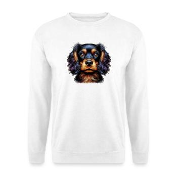 Épagneul Dog Cocker - Sweat-shirt Unisexe - blanc - Devant