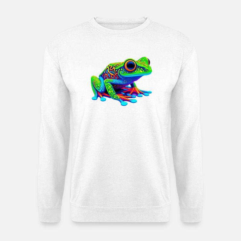 Frosch - Unisex Pullover - Weiß