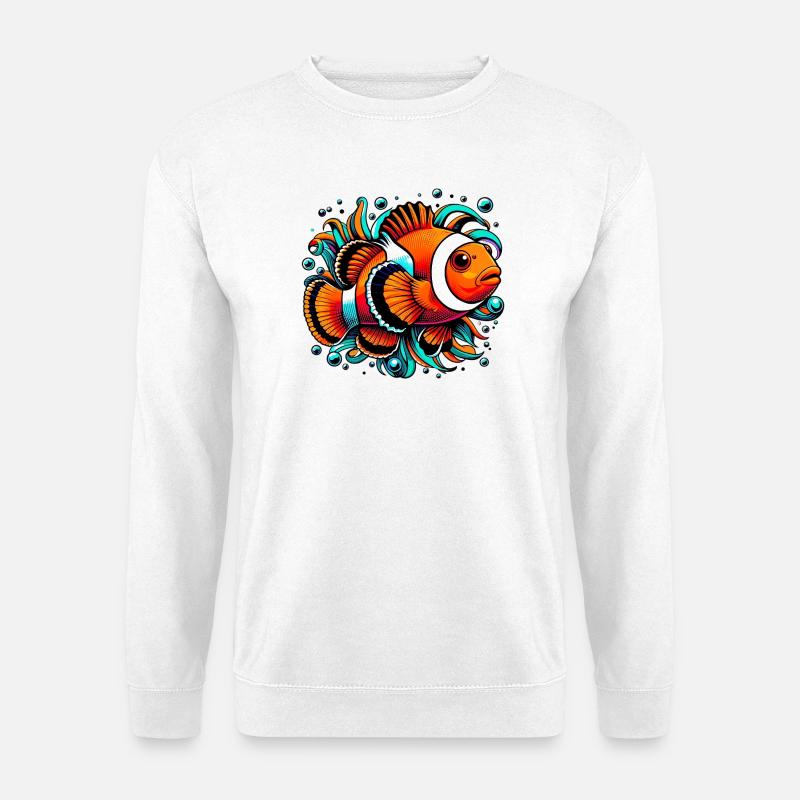 Clownfisch - Unisex Pullover - Weiß