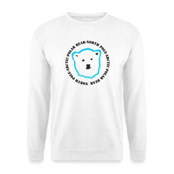 Eisbär 4 - Unisex Pullover - Weiß - Vorne