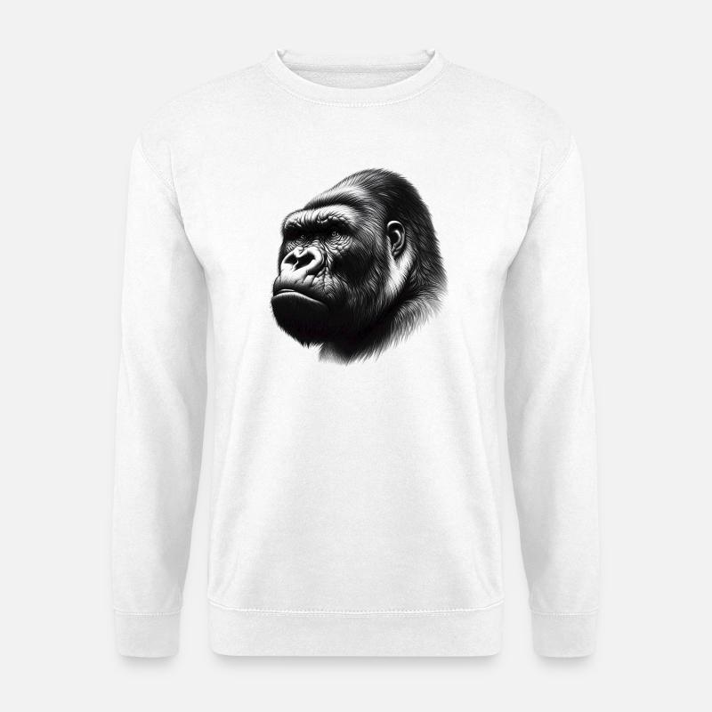 Gorilla - Unisex Sweatshirt - white