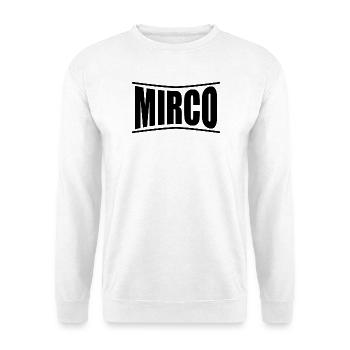 Mirco T-Shirt Geschenkidee T-Shirt - Unisex Pullover - Weiß - Vorne