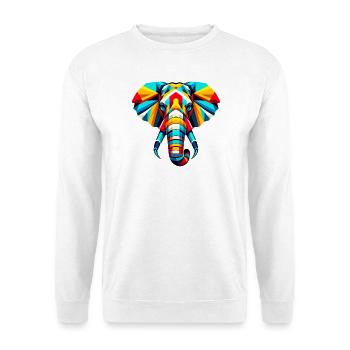 Elephant Pop Art - Unisex Sweatshirt - white - Front