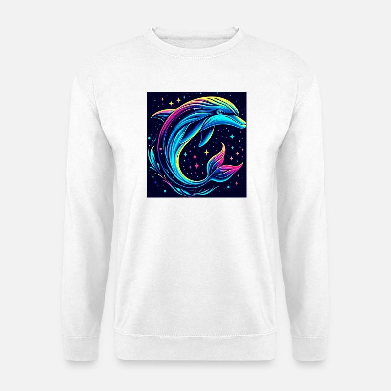 Dolphin - Unisex Sweatshirt - white