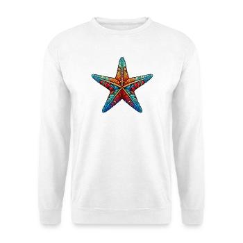 Seestern - Unisex Pullover - Weiß - Vorne