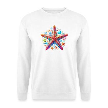 Étoile de mer - Sweat-shirt Unisexe - blanc - Devant