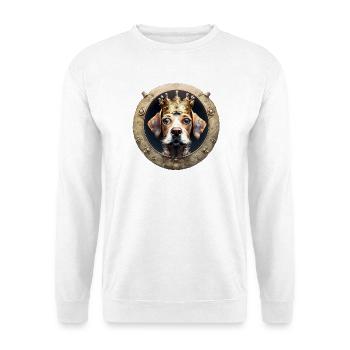 Roi des chiens - Sweat-shirt Unisexe - blanc - Devant