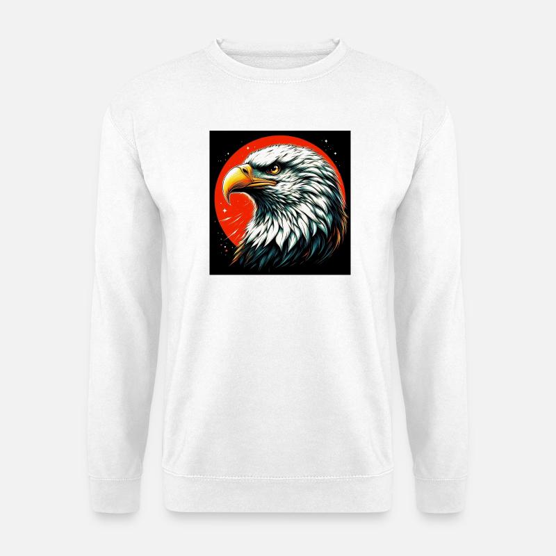 Weißkopfseeadler - Unisex Pullover - Weiß