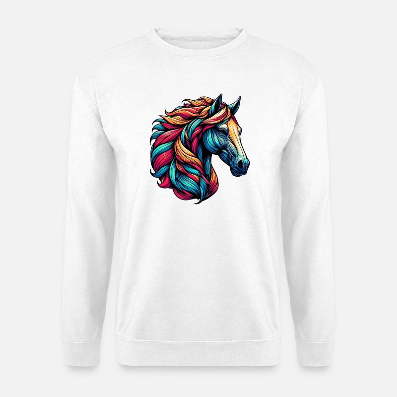 Horse - Unisex Sweatshirt - white