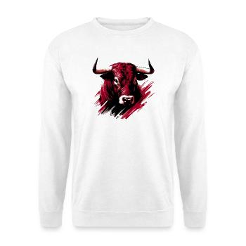 Bull - Unisex Sweatshirt - white - Front