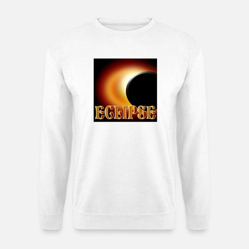 SOLAR ECLIPSE ECLIPSE ASTRONOMY - Unisex Sweatshirt - white