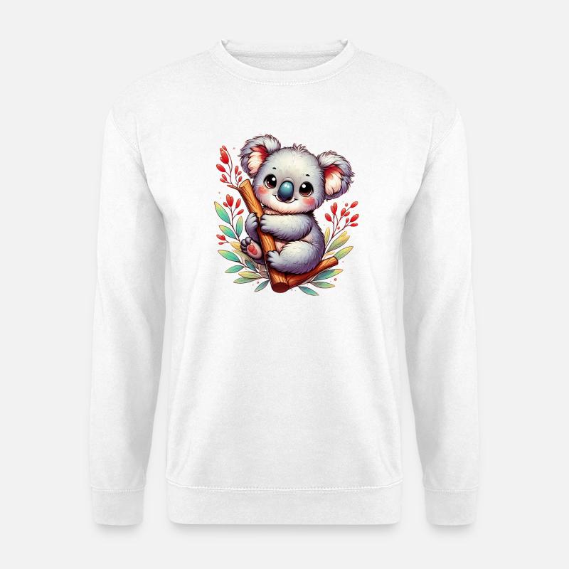 Koala - Unisex Pullover - Weiß