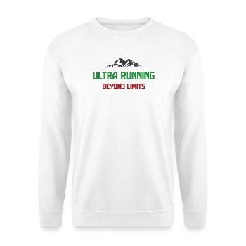 Ultra Running - Beyond Limits - Unisex Sweatshirt - white - Front