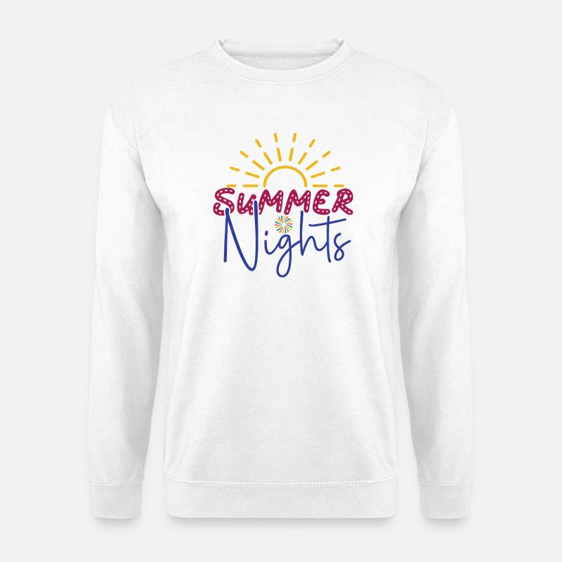 Sommernächte - Unisex Pullover - Weiß