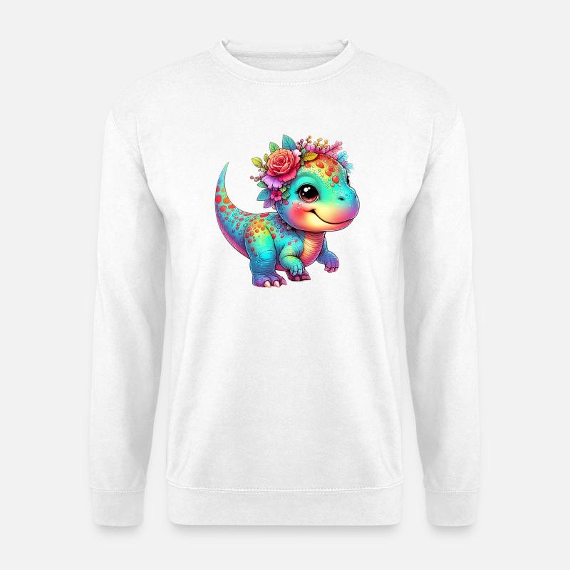 Dinosaur - Unisex Sweatshirt - white