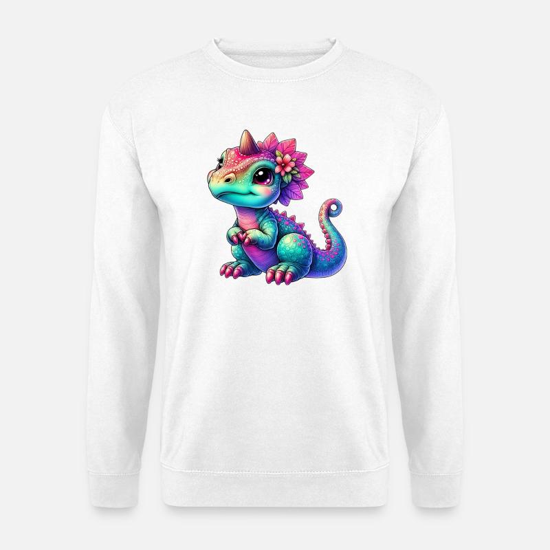Dinosaur - Unisex Sweatshirt - white