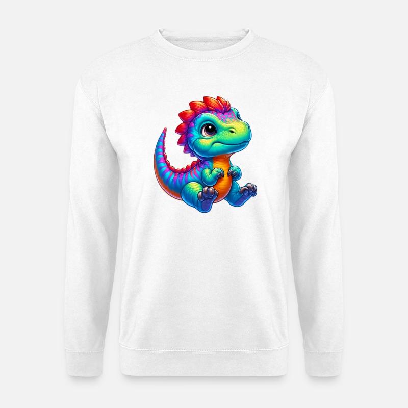 Dinosaur - Unisex Sweatshirt - white
