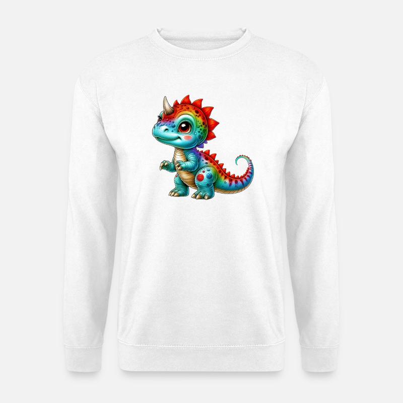 Dinosaur - Unisex Sweatshirt - white