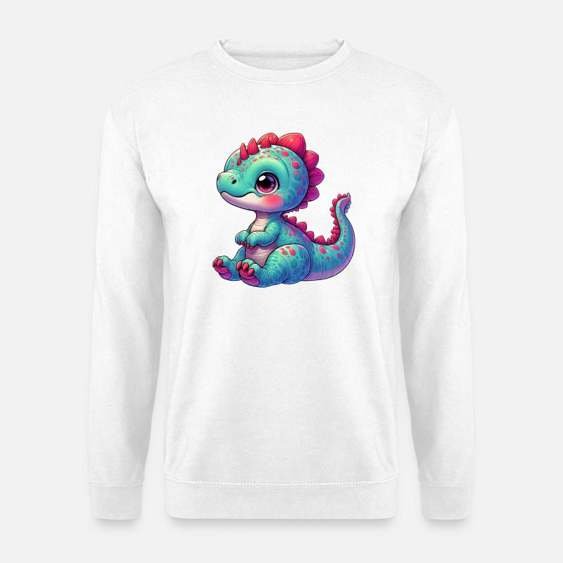 Dinosaurier - Unisex Pullover - Weiß