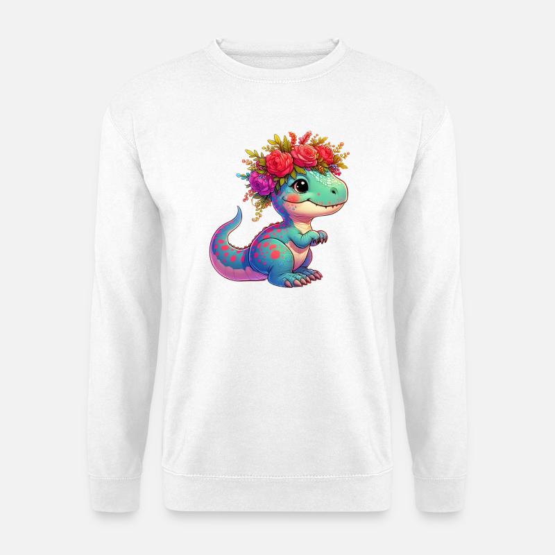 Dinosaur - Unisex Sweatshirt - white