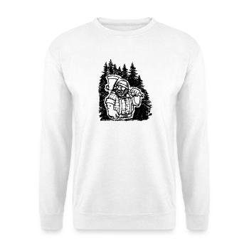 Lumberjack Forestry Woodwork Wood Tree Feller Tree - Unisex Sweatshirt - white - Front