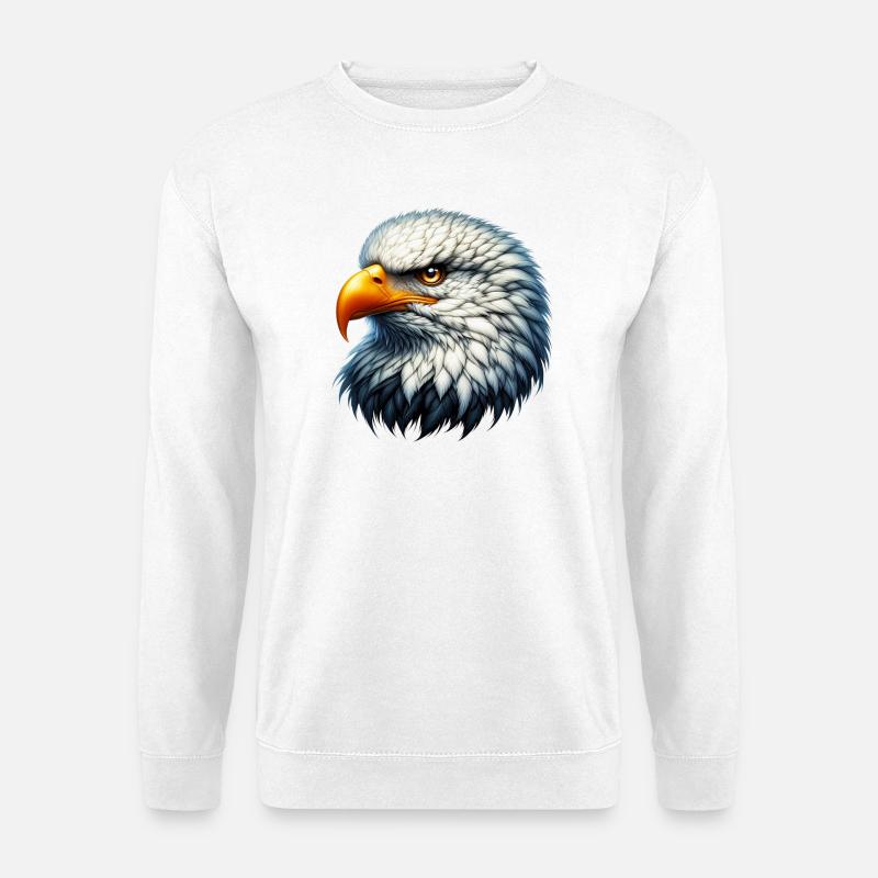 Adler - Unisex Pullover - Weiß
