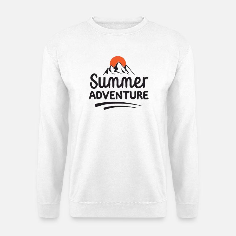 Sommer-Abenteuer - Unisex Pullover - Weiß