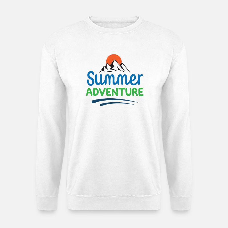 Sommer-Abenteuer - Unisex Pullover - Weiß