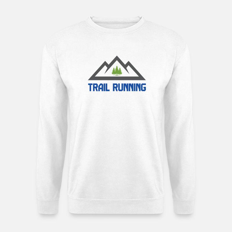 Trailrunning (Trailrunning) - Unisex Pullover - Weiß