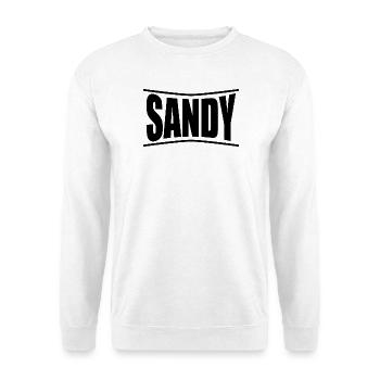 Sandy t-shirt t-shirt gift idea - Unisex Sweatshirt - white - Front