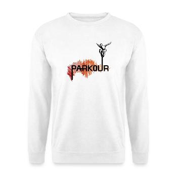 Parkour Ninja - couleur - Sweat-shirt Unisexe - blanc - Devant